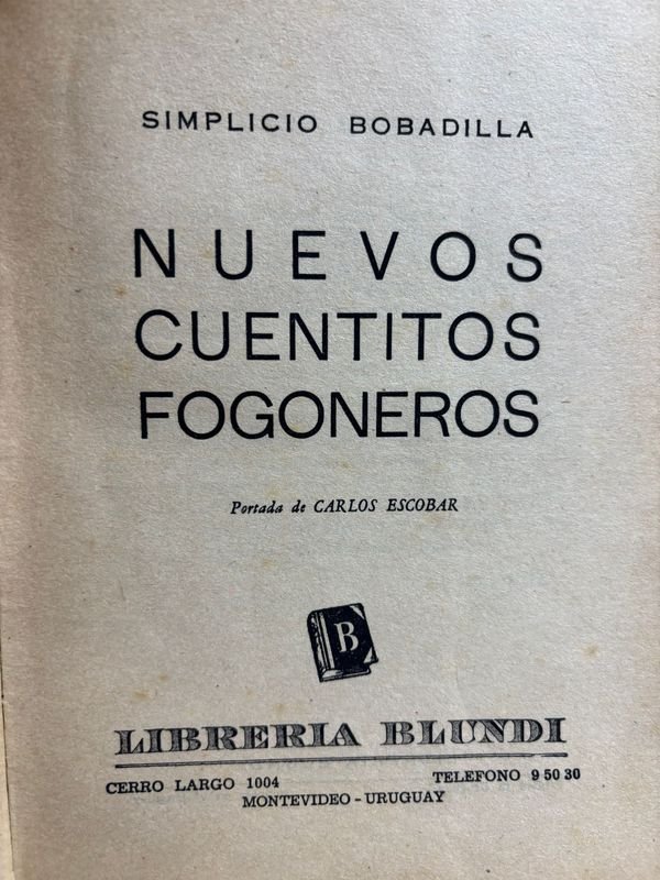 Libro de cuentos de Simplicio Bobadilla - Libreria Blundi Uruguay - imagen 3