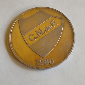 Medalla Conmemorativa Copa Europea Sudamericana 1980 - imagen 1