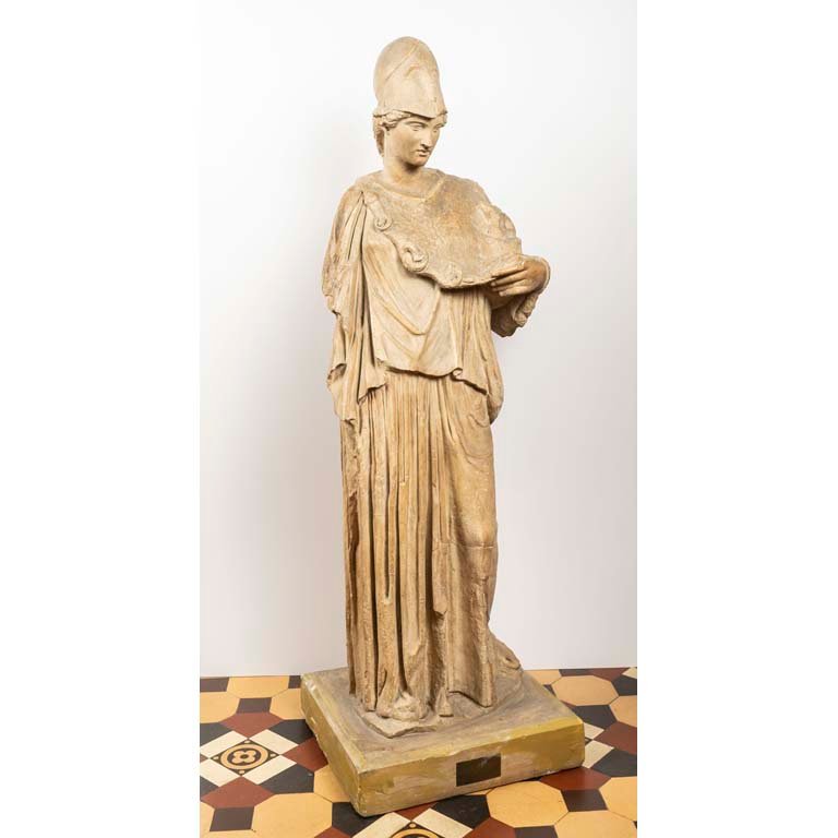 Escultura Griega Atenea Palas Réplica Museo Louvre