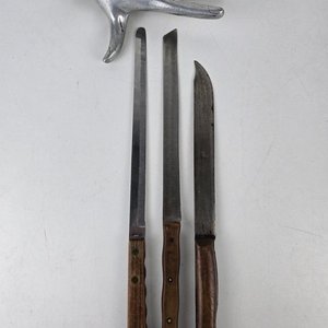 Juego de 3 Cuchillos Grandes de Acero Inoxidable - imagen 1