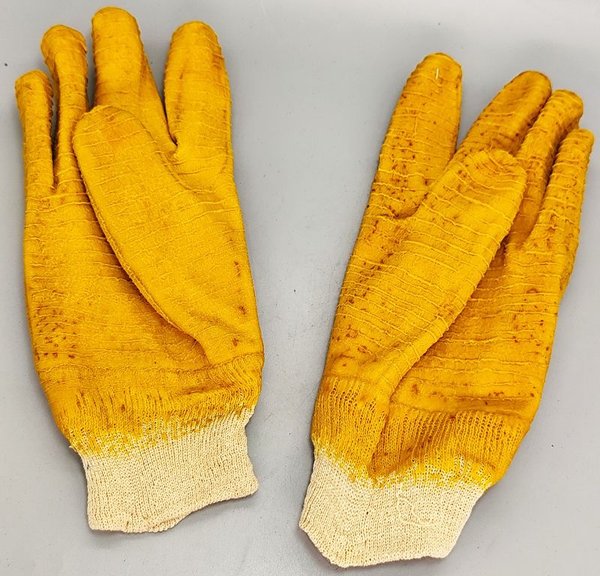 Par de Guantes Tipo "Mondongo" Amarillos