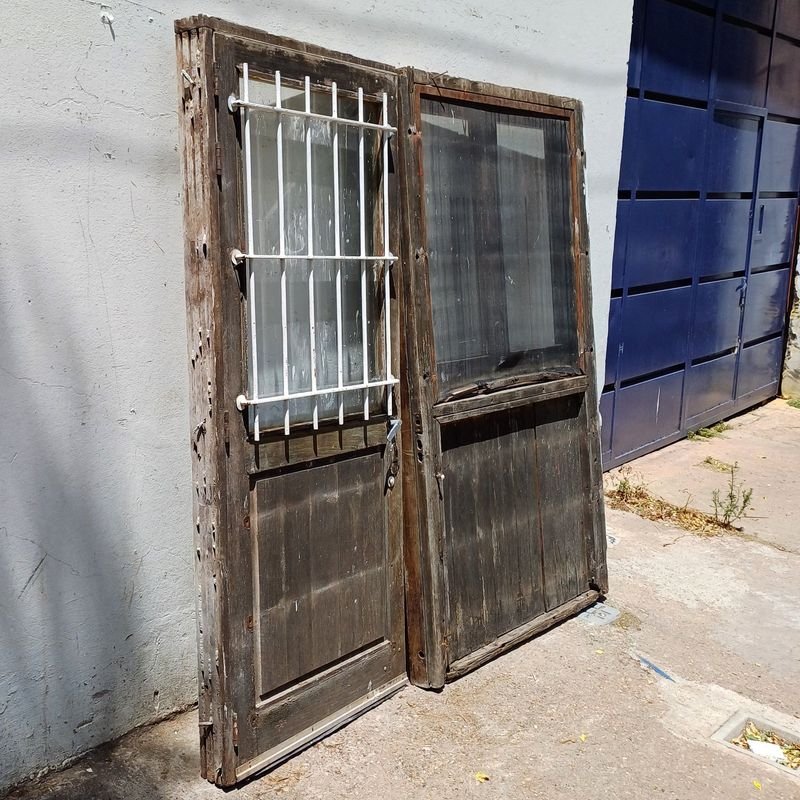 Puerta de entrada con reja y marco + tramo fijo con ventana batiente de 2 hojas - imagen 3
