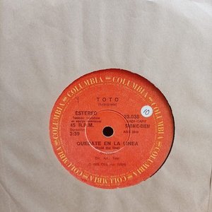Lote anterior: Disco Simple "Hold the Line" de Toto (1978)