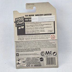 Hot Wheels '64 Nova Wagon Gasser Jerry Rigged Colección - imagen 3