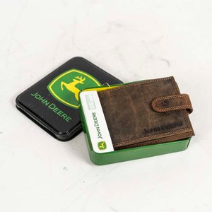 Lote siguiente: Billetera John Deere de Cuero Marrón con Caja Metálica Nueva