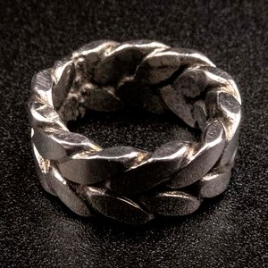 Anillo Cubano de Plata 950 - imagen 2