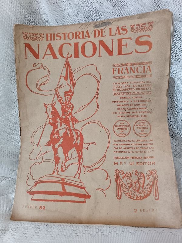 Antiguo Fascículo Histórico y Coleccionable - Francia