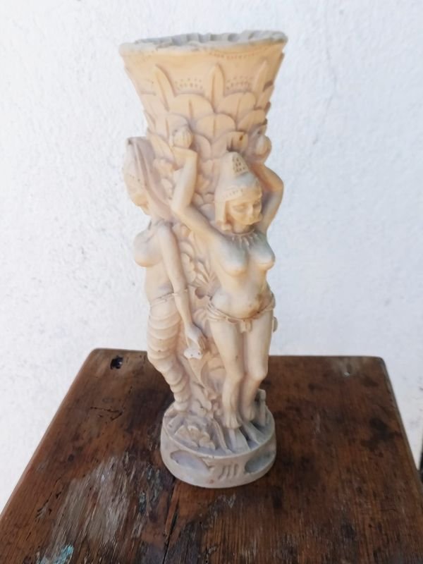 Jarrón griego con diseño de llave griega - imagen 4