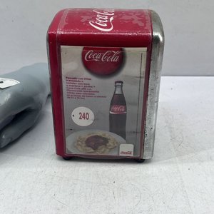 Servilletero Publicitario Coca-Cola Rojo Metálico - imagen 2