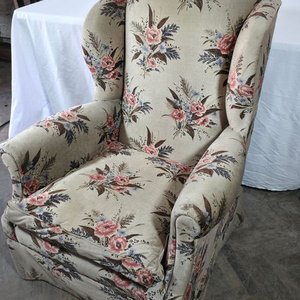 Sillón Bergere Tapizado Diseño Floreado - imagen 3