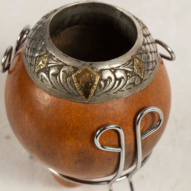 Mate con boquilla plateria criolla - imagen 2