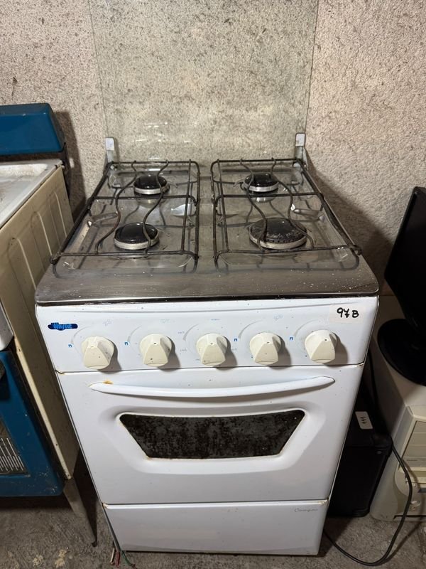 Cocina a Gas Wayne Blanca 4 Hornallas