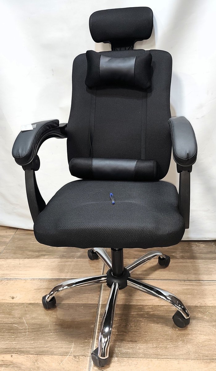Silla Gammer Tapisada en tela negro, regulable y reclinable - imagen 4