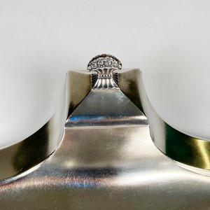 Juego de escritorio metal Wmf art deco, tintero, secante ,despojador y abrecartas - imagen 4
