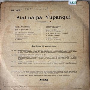 Lote siguiente: Disco de Vinilo Atahualpa Yupanqui "Selección de Folklore"