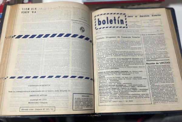 5 Tomos del Boletín del Ministerio de Relaciones Exteriores - imagen 3