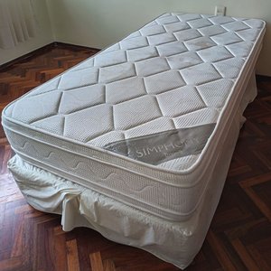 Somier 1 Plaza Divino Línea Symphony con Colchón, Box y Juego de Cama - imagen 3