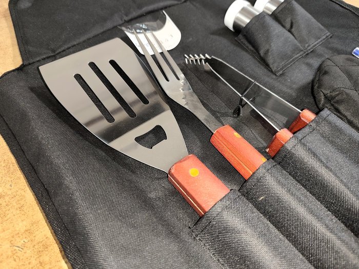 Delantal de Parrilla con Accesorios y Herramientas - imagen 4
