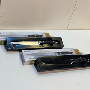 Par de Cuchillos para Carne Ernesto Acero Inoxidable Hoja 17 cm - imagen 3