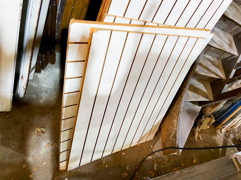 Tableros de MDF ranurados blancos - imagen 3