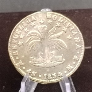 Moneda Boliviana de Plata 1854 y 1900 - imagen 2
