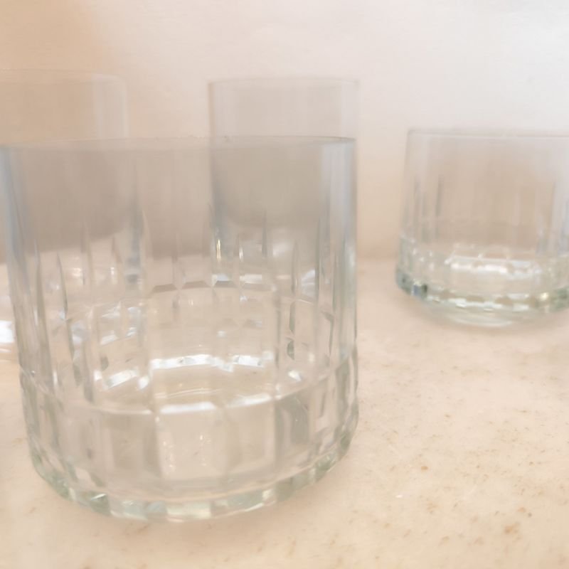 Colección de vasos de whisky en cristal claro - imagen 4