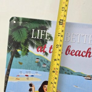 Lote de 2 Chapas Vintage Temática Verano y Playa - imagen 4