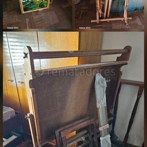 Lote anterior: Telar de Pie y Marcos de Madera para Cuadros