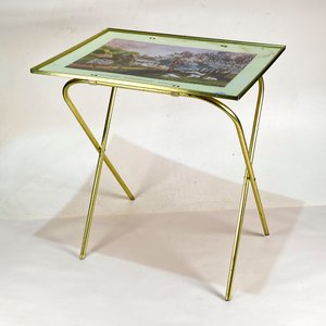 Mesita Plegable "Cabaña" con Decorado "Homestead Spring" - imagen 1