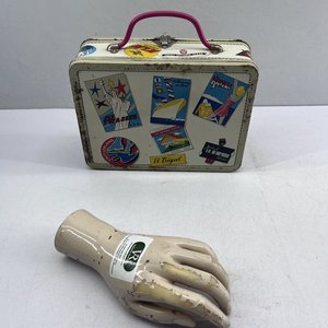 Lonchera de Lata El Trigal Estilo Vintage con Diseño de Viajes - imagen 4