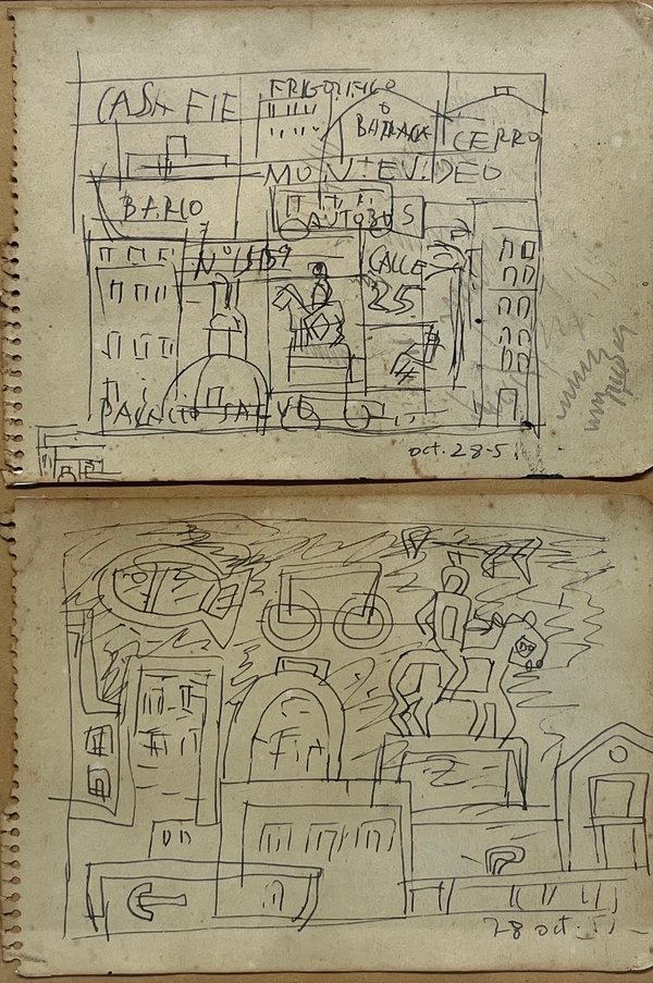 Lote anterior: Dibujos de ciudad de Jonio Montiel