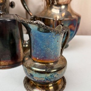 Selección de Piezas de Metal Plateado Estilo Antiguo - imagen 2