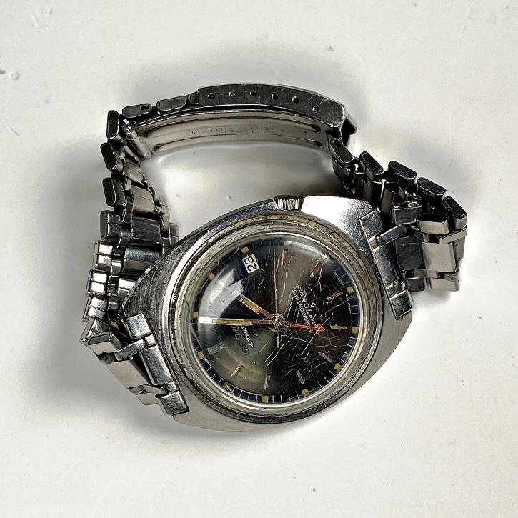 Reloj Seiko Navigator Automático Caballero - Funciona (Detalle Vidrio)