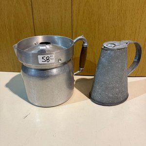 Hervidor de aluminio y tropera metálica - imagen 5