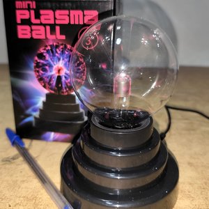 Esfera de Plasma Mini 3" Sensible al Tacto con USB, Nueva en Caja - imagen 5