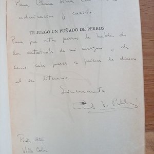 Libro "Te Juego Un Puñado De Perros" de Carlos S. Pellegrino (1ª Edición, 1971) - imagen 2