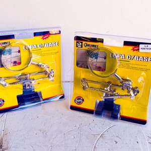 2 Lupas con Soporte y Pinza de Electricista Marca CHAIJIMEI - imagen 1