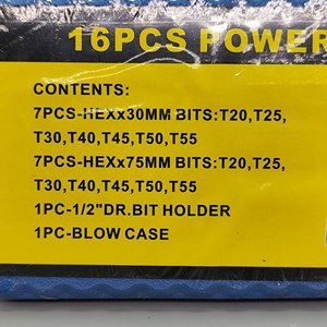 Set de 16 Puntas Torx para Encastre 1/2'' con Estuche - imagen 2