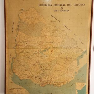 Lote anterior: Mapa Geográfico Antiguo de la República Oriental del Uruguay