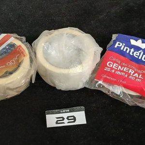 Lote de Accesorios de Pintura: Pinceles, Lijas y Cintas - imagen 3