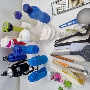 Lote Surtido de Utensilios de Cocina y Recipientes Plásticos para el Hogar - imagen 3