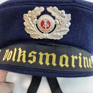 Gorra de la Marina de Guerra de la República Democrática Alemana (Volksmarine) - imagen 4