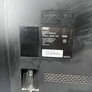 Televisor AOC 40" LED Funcionando - imagen 3