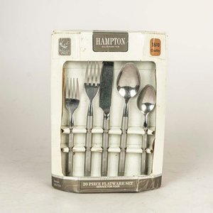 Lote siguiente: Set de 20 Cubiertos Acero Inoxidable Hampton Silversmiths