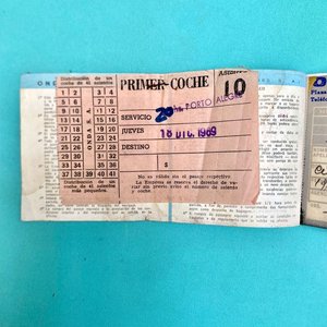 Pasaje Interamericano Onda - Viaje a Porto Alegre, Brasil - Diciembre 1969 - imagen 2