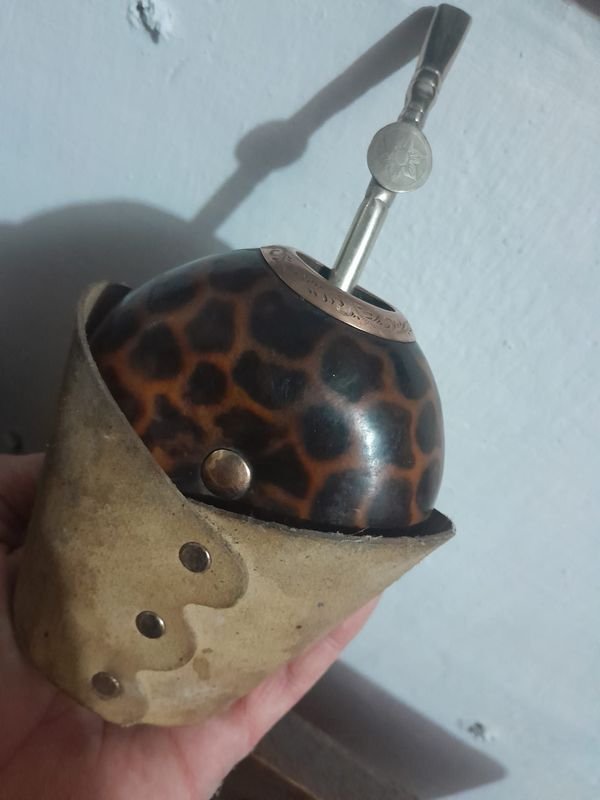 Mate galleta con bombilla y posamate completo, listo para usar - imagen 5