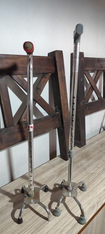Bastones de Acero Inoxidable Ajustables