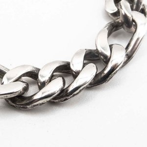 Pulsera de Plata con Eslabones Gruesos - 20 cm - imagen 2