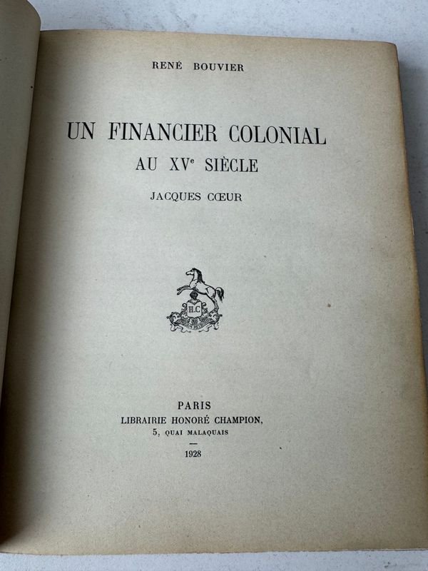 Libro Financiero Colonial de Rene Bouvier - Paris Libreria Honoré Champion - 1928 - imagen 4