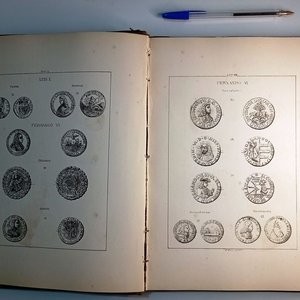 Monedas y Medallas Hispano-Americanas. Láminas. Por José Toribio Medina (1891) - imagen 2